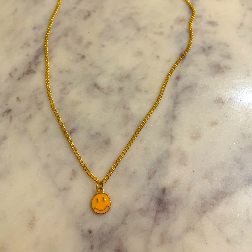 Smiley face necklace